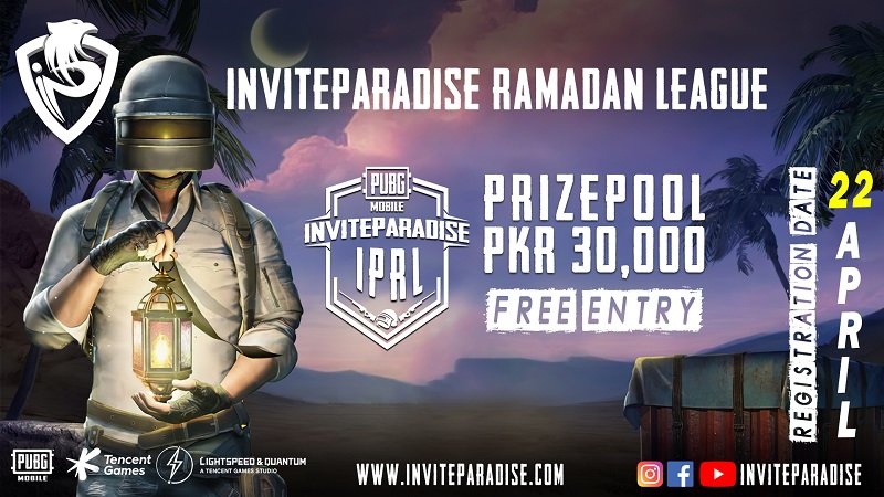 invite paradise ramadan league iprl